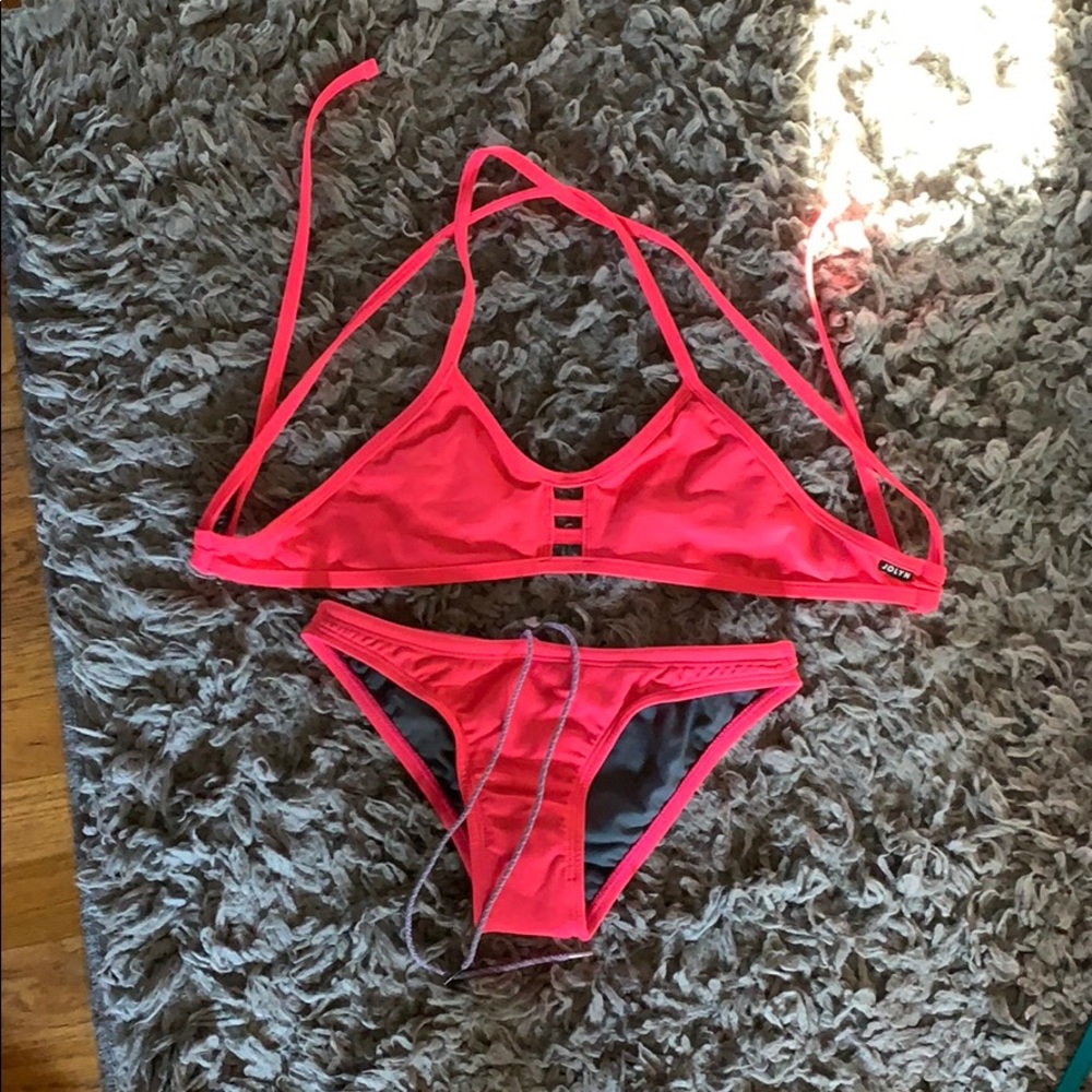 hot pink jolyn bathing suit